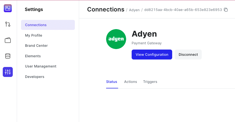 Step 5 copy payment processor connection ID