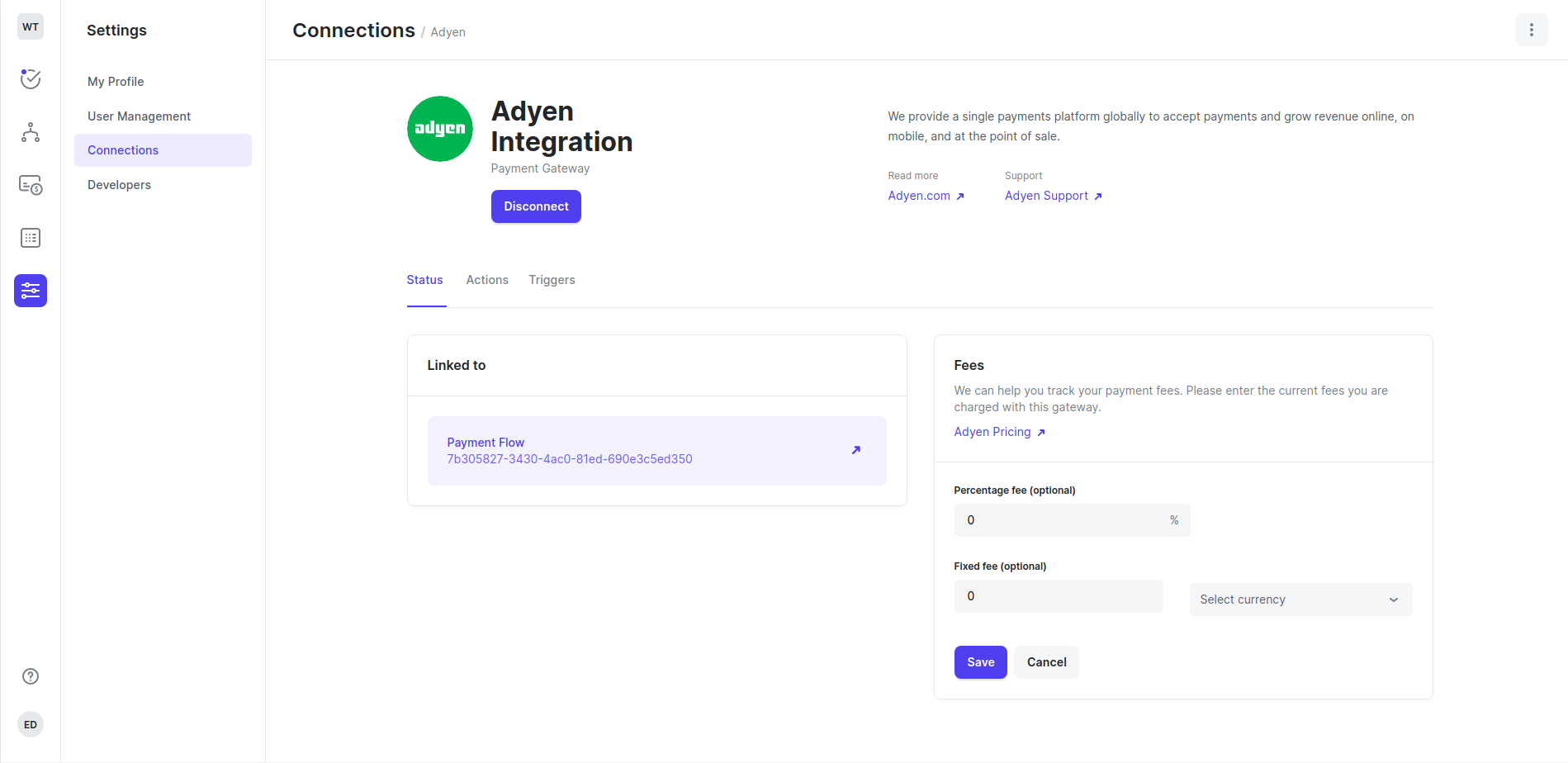 Step 4 payment processor connected