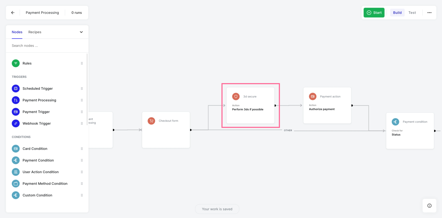 Automation configure 3ds