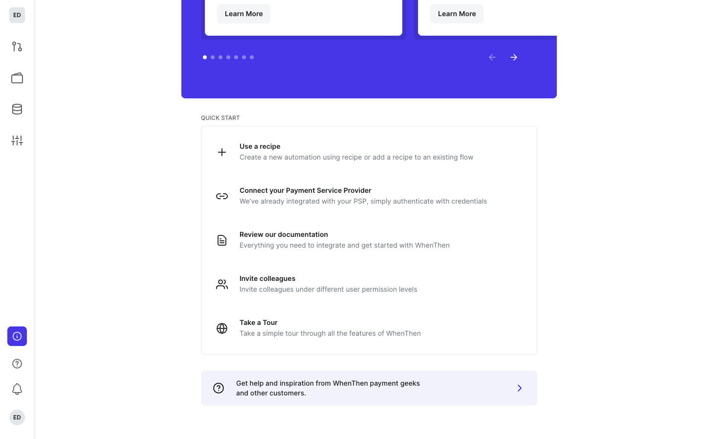 Step 1 getting started